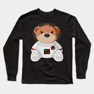 Astronaut Teddy Bear Long Sleeve T-Shirt